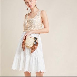 Anthropologie Crochet Beckett Dress Medium NWT